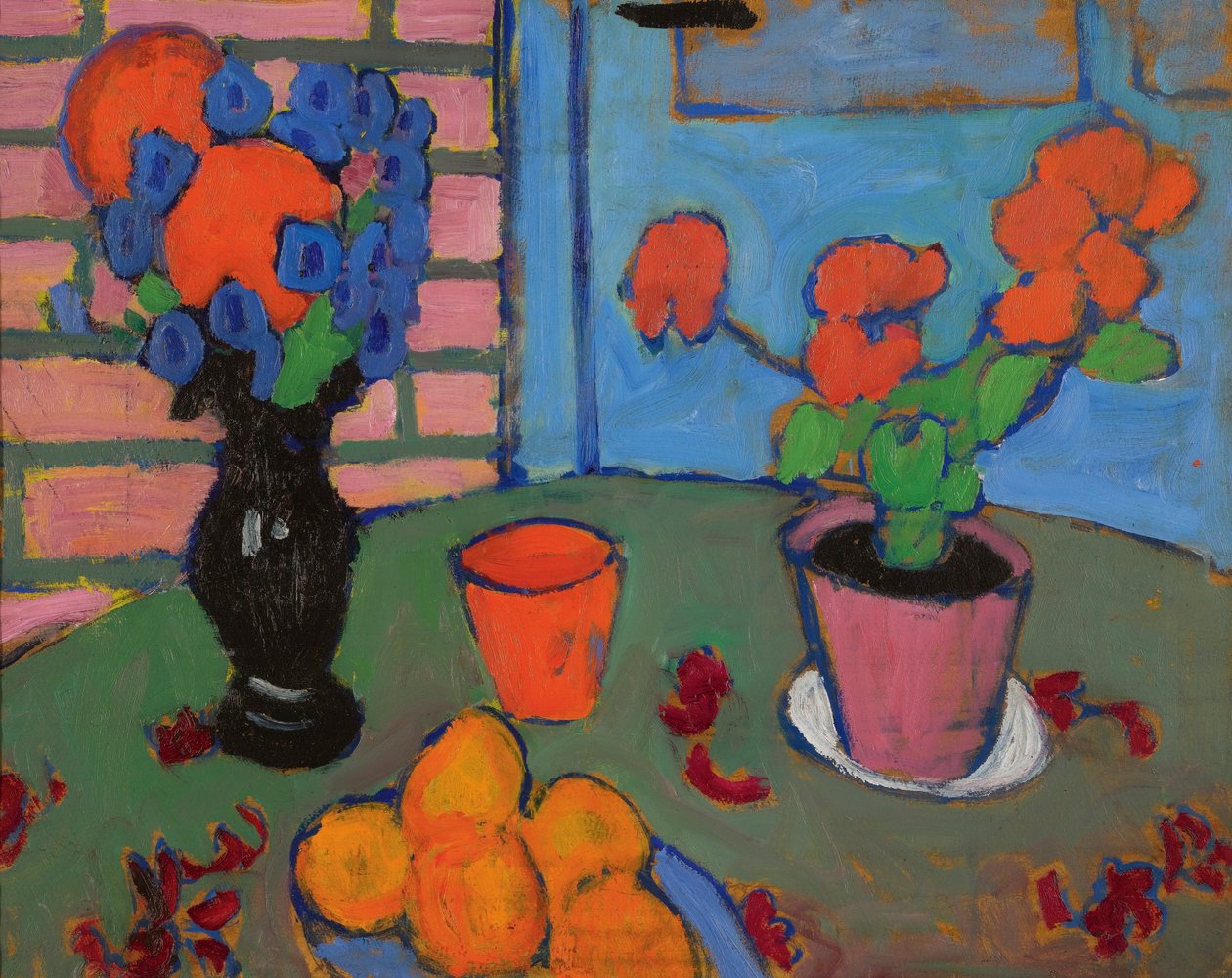 Still-life with Flowers and Oranges by Alexej von Jawlensky