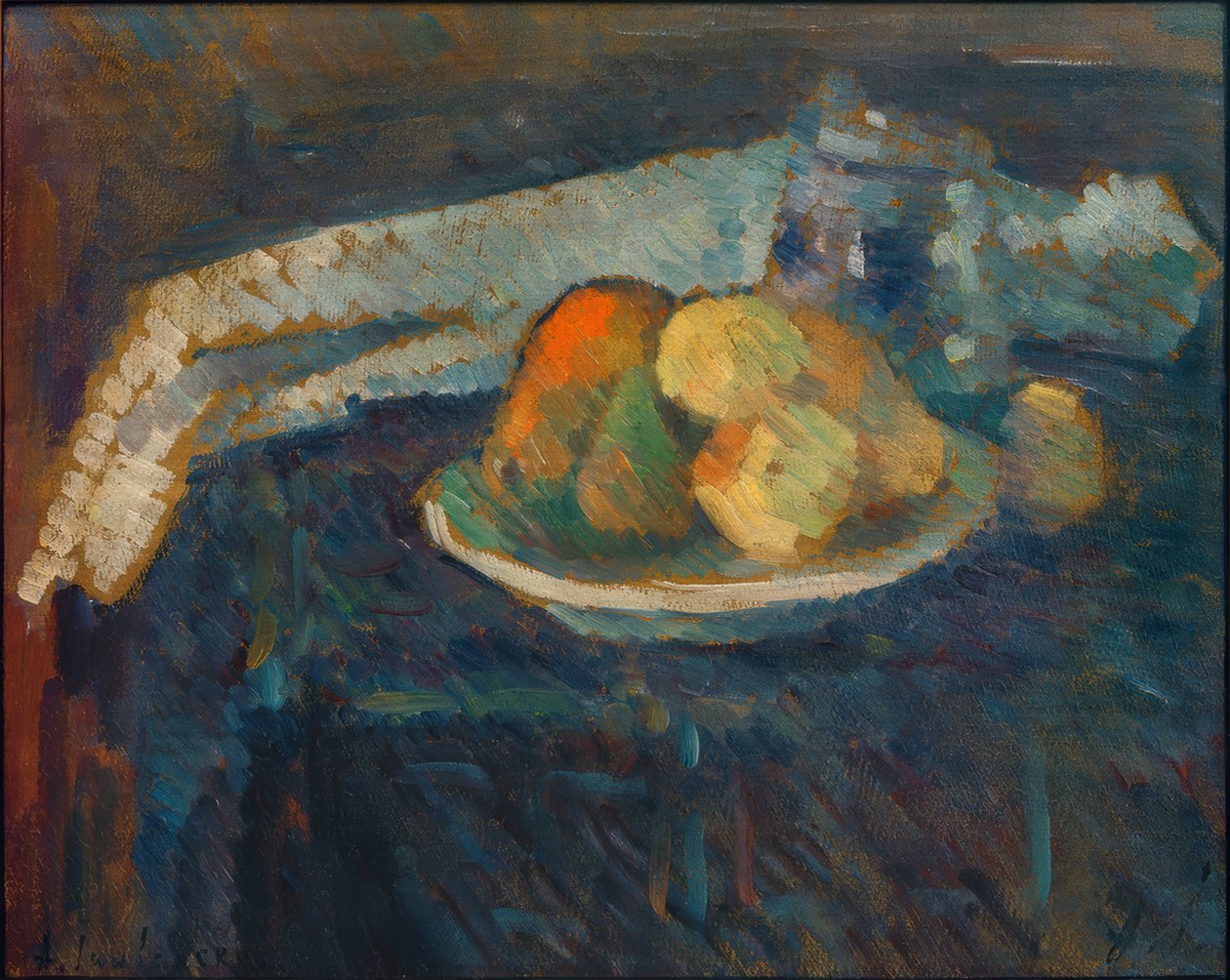Still Life with Napkin by Alexej von Jawlensky