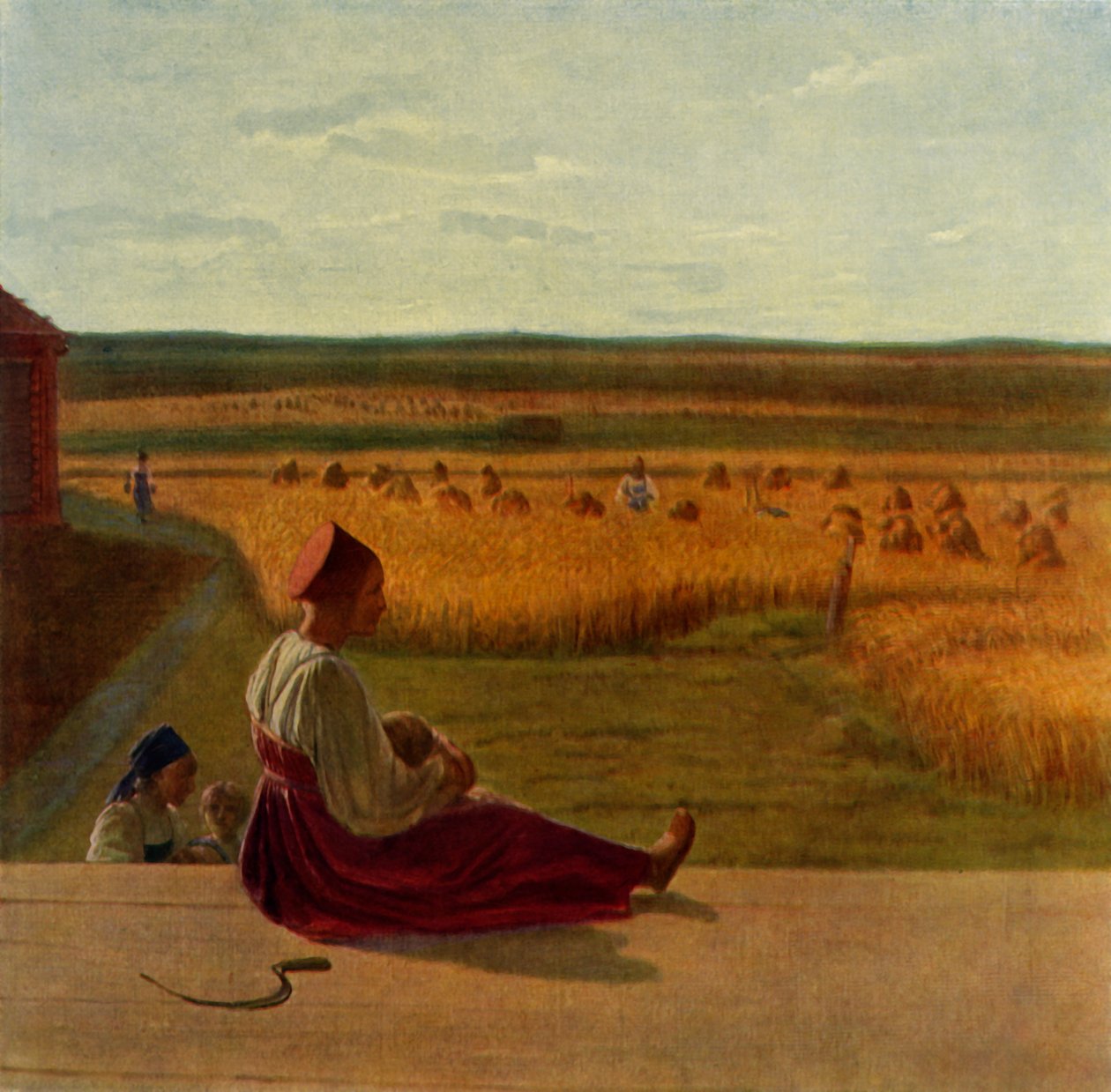 Harvesting. Summer by Alexey Venetsianov