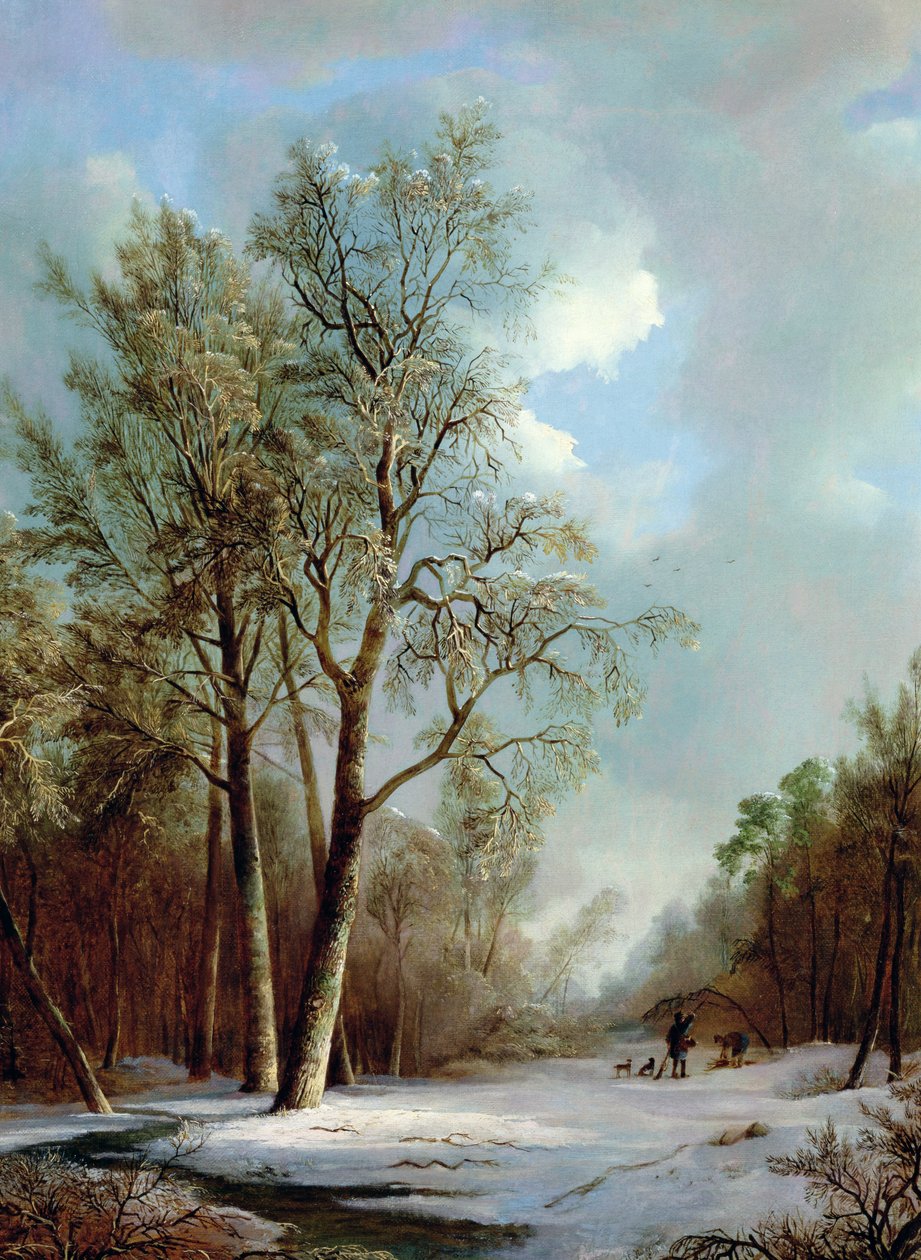 Snow Scene by Alexis de Leeuw
