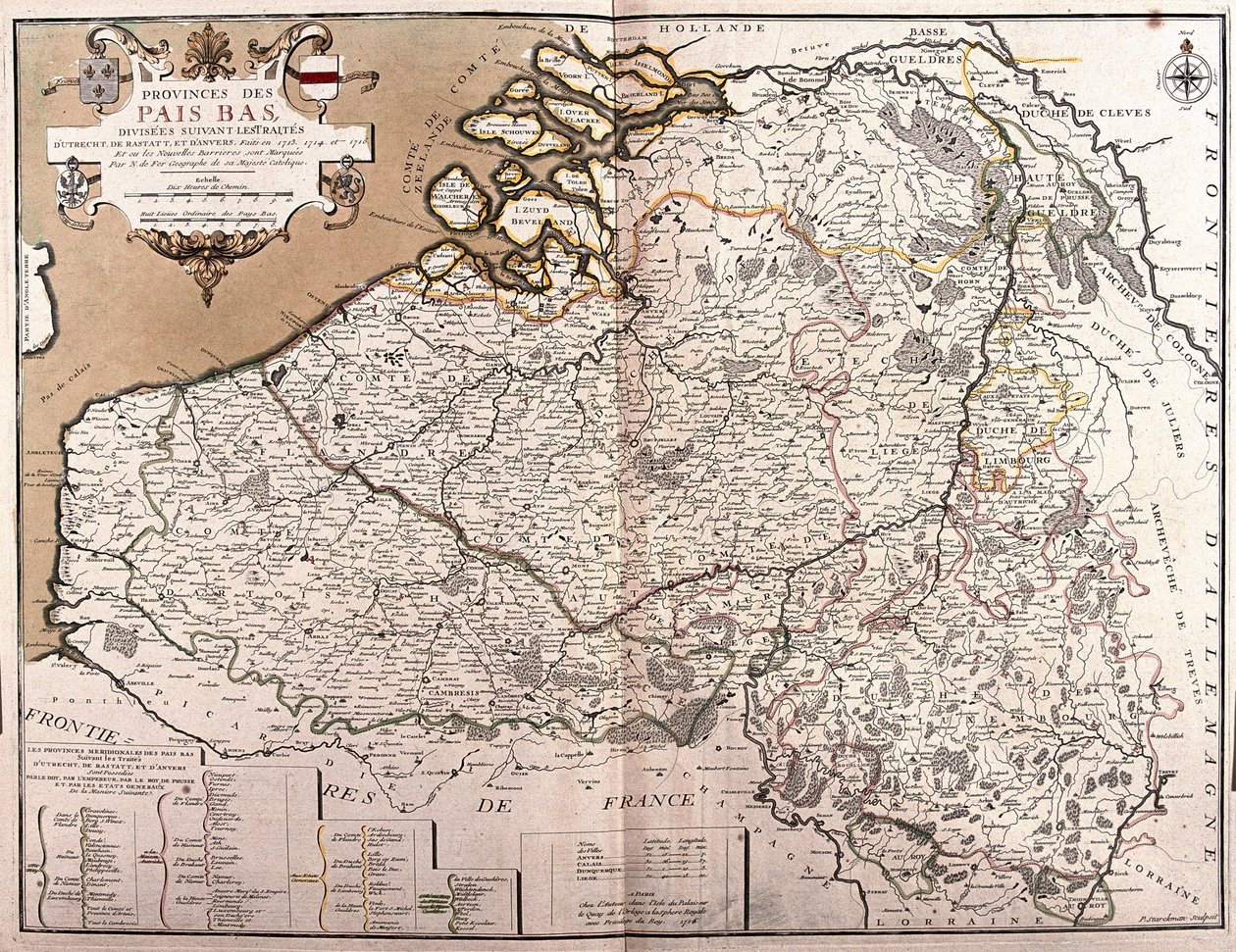 Low Countries by Alexis Hubert Jaillot