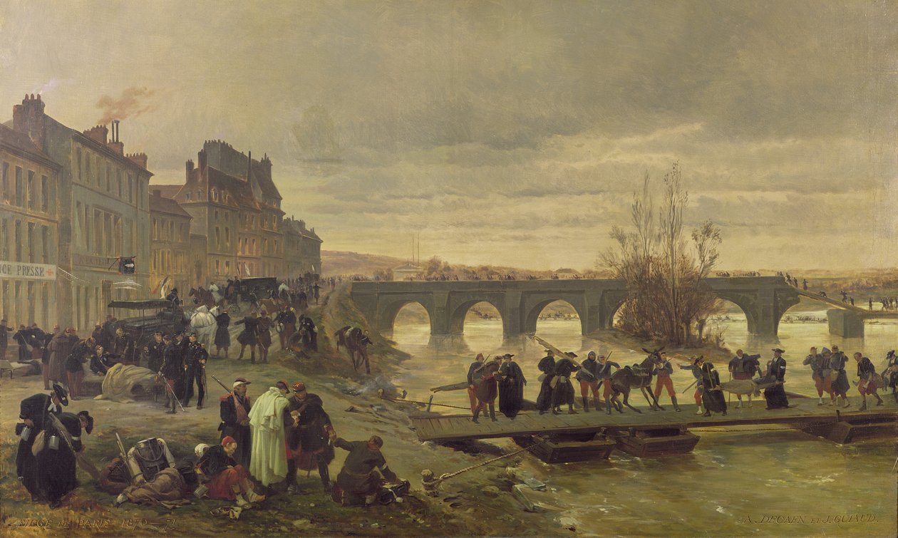 The Ambulance de la Presse at Joinville during the Siege of Paris by Alfred Charles Ferdinand Decaen