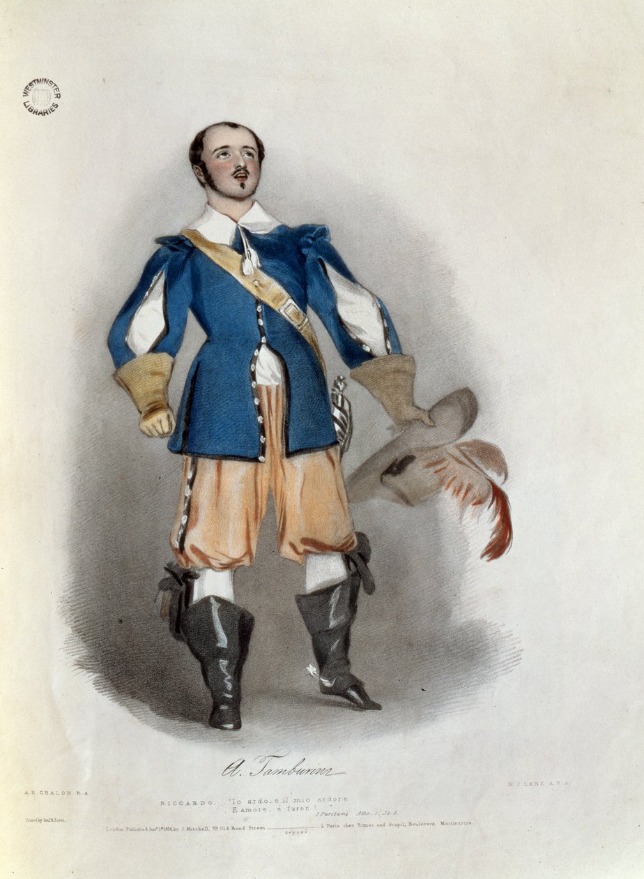 Antonio Tamburini as Riccardo in 