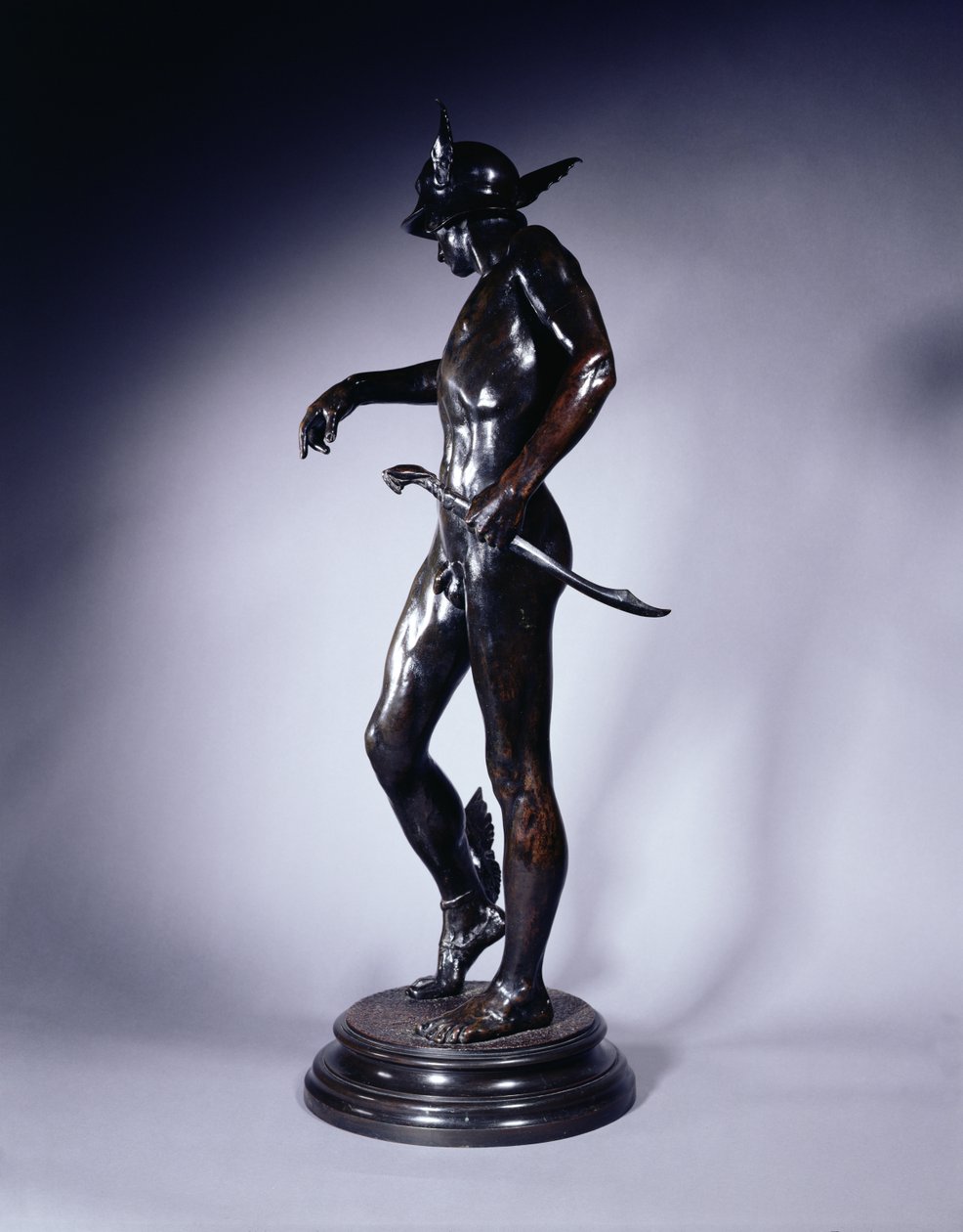 Perseus Arming (bronze) by Alfred Gilbert