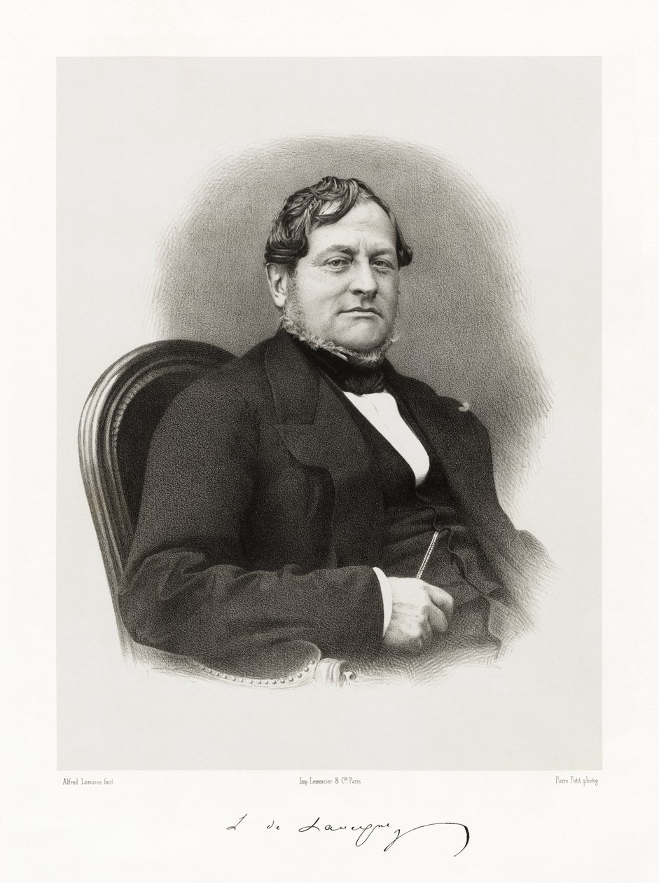 Léonce Guilhaud de Lavergne by Alfred Lemoine
