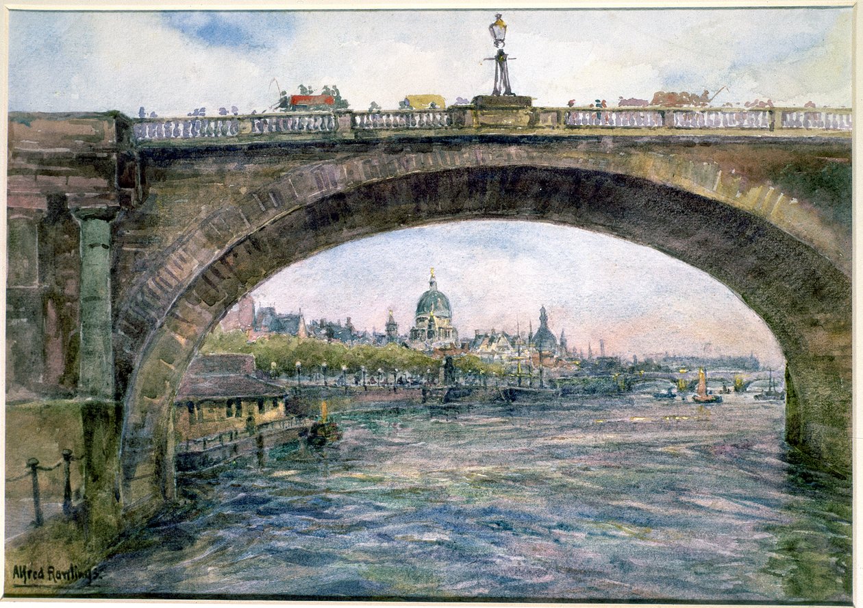 Waterloo Bridge with St. Paul