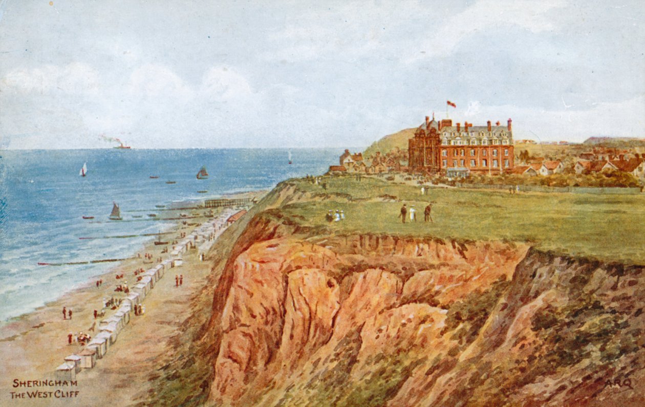 Sheringham, The West Cliff by Alfred Robert Quinton