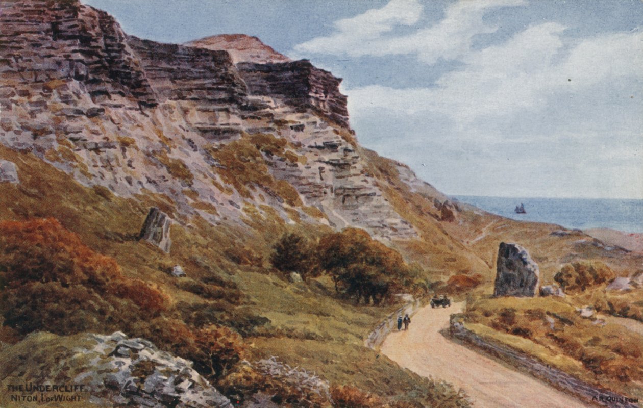 The Undercliff, Niton, Isle of Wight by Alfred Robert Quinton