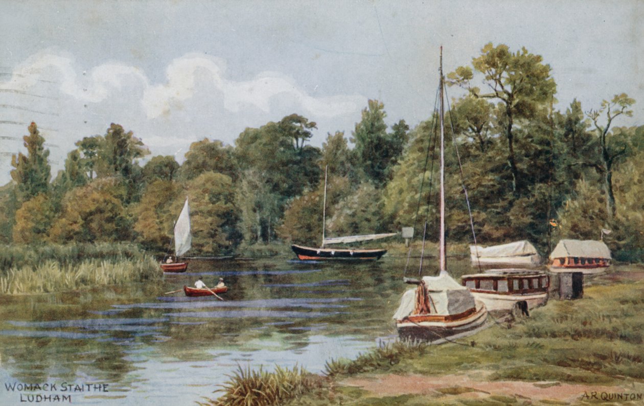 Womack Staithe, Ludham by Alfred Robert Quinton