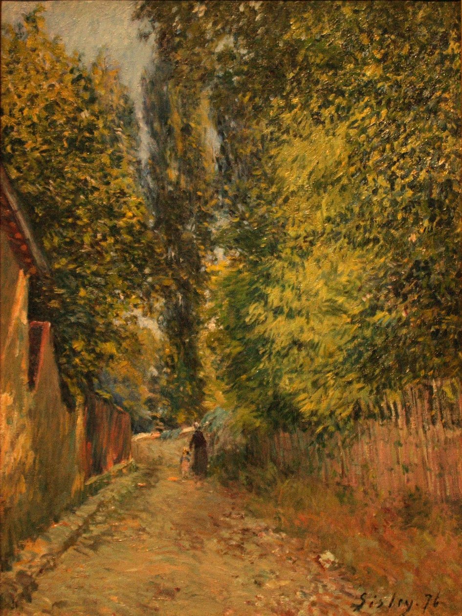 Surroundings of Louveciennes by Alfred Sisley