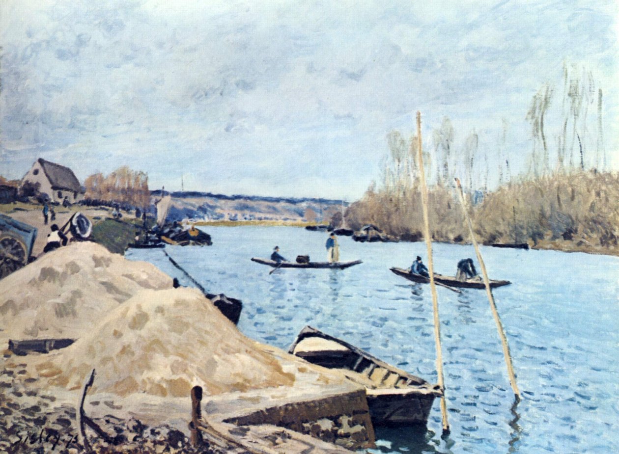 Seine at Port Marly by Alfred Sisley