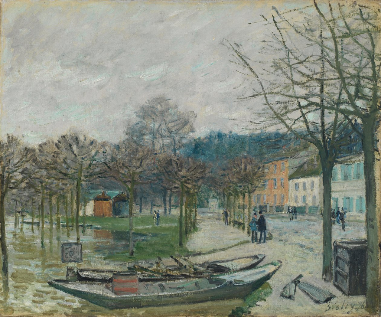 The Flood at Port-Marly by Alfred Sisley