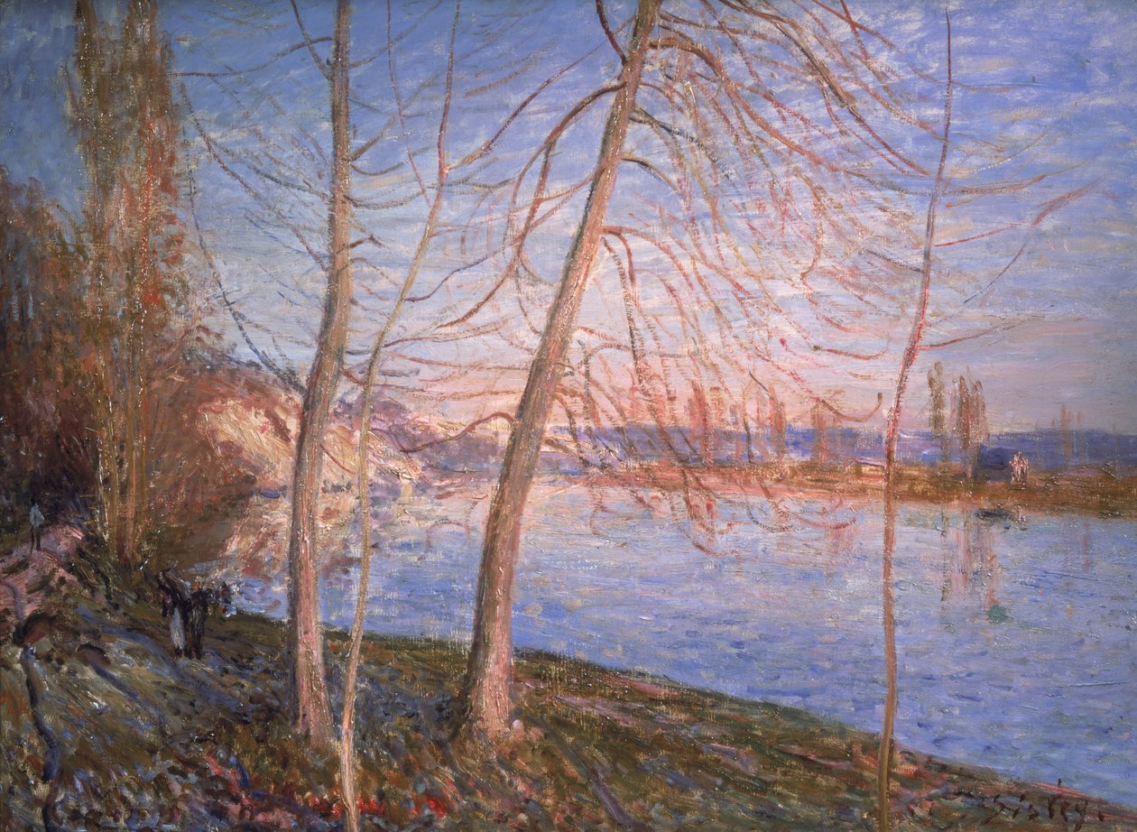Winter Morning by Alfred Sisley