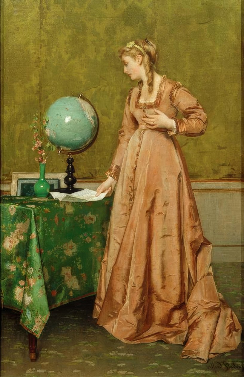 The Globe or News from Afar by Alfred Emile Stevens