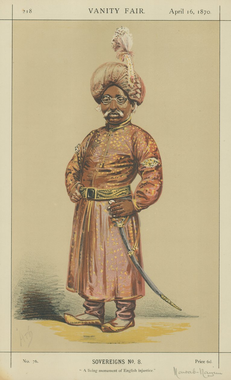 The Nawab Nazim of Bengal, Behar and Orissa by Alfred Thompson