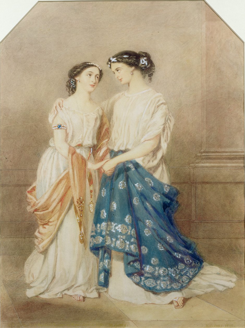 Scene from the 1848 production of 