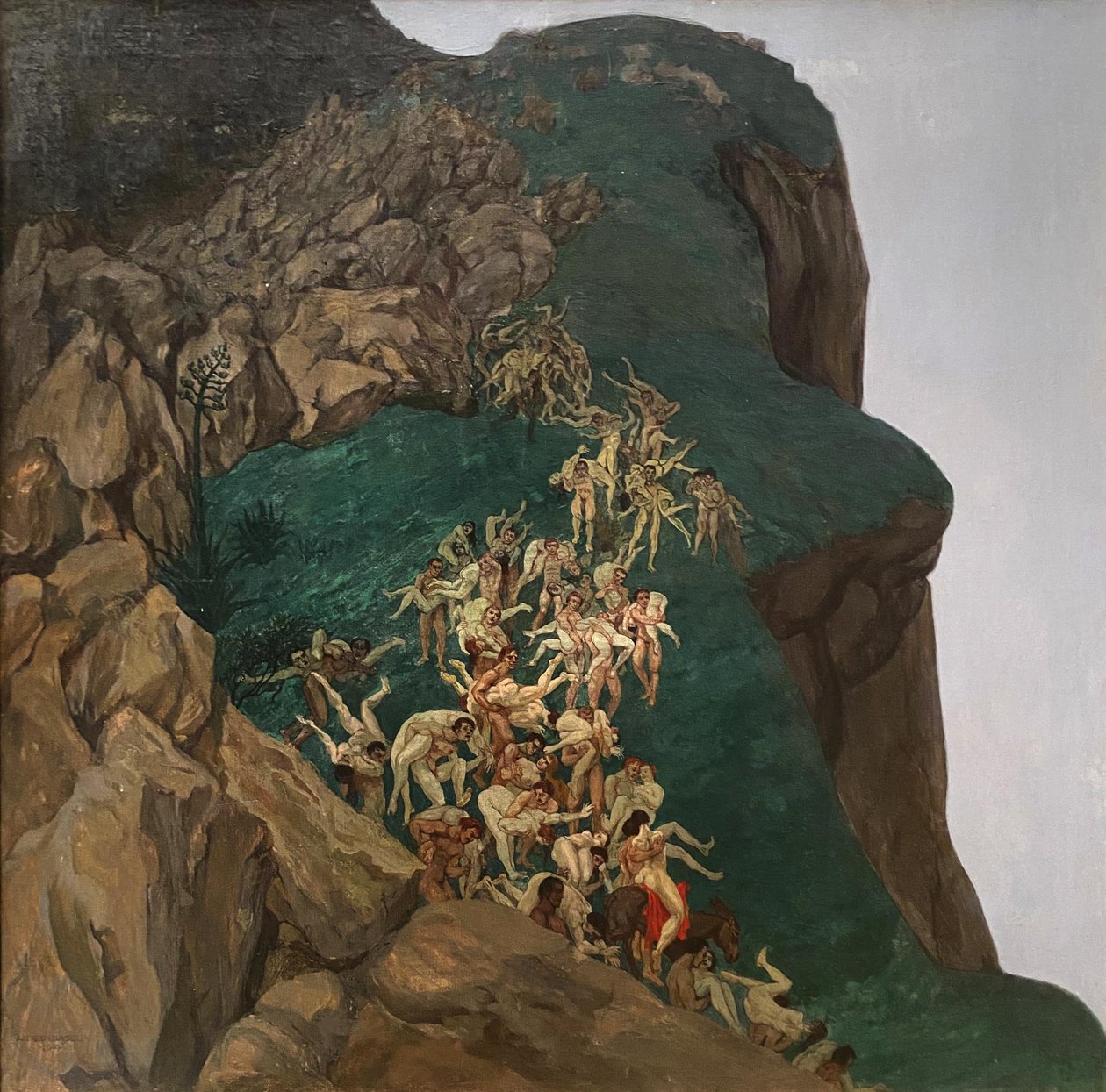 The Rape of the Sabine Women by Alfred Basel