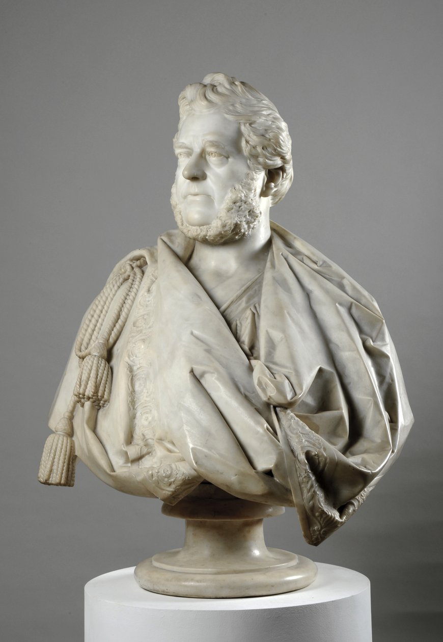 Bust of Richard Hobson by Alfred Bromley