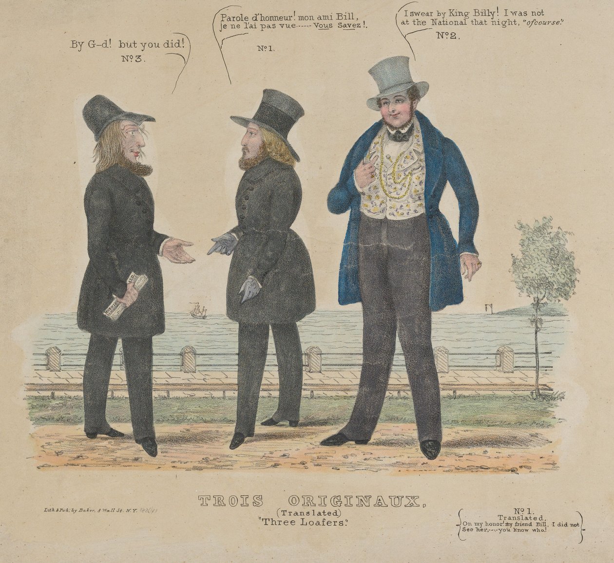 Three Loafers by Alfred E. Baker