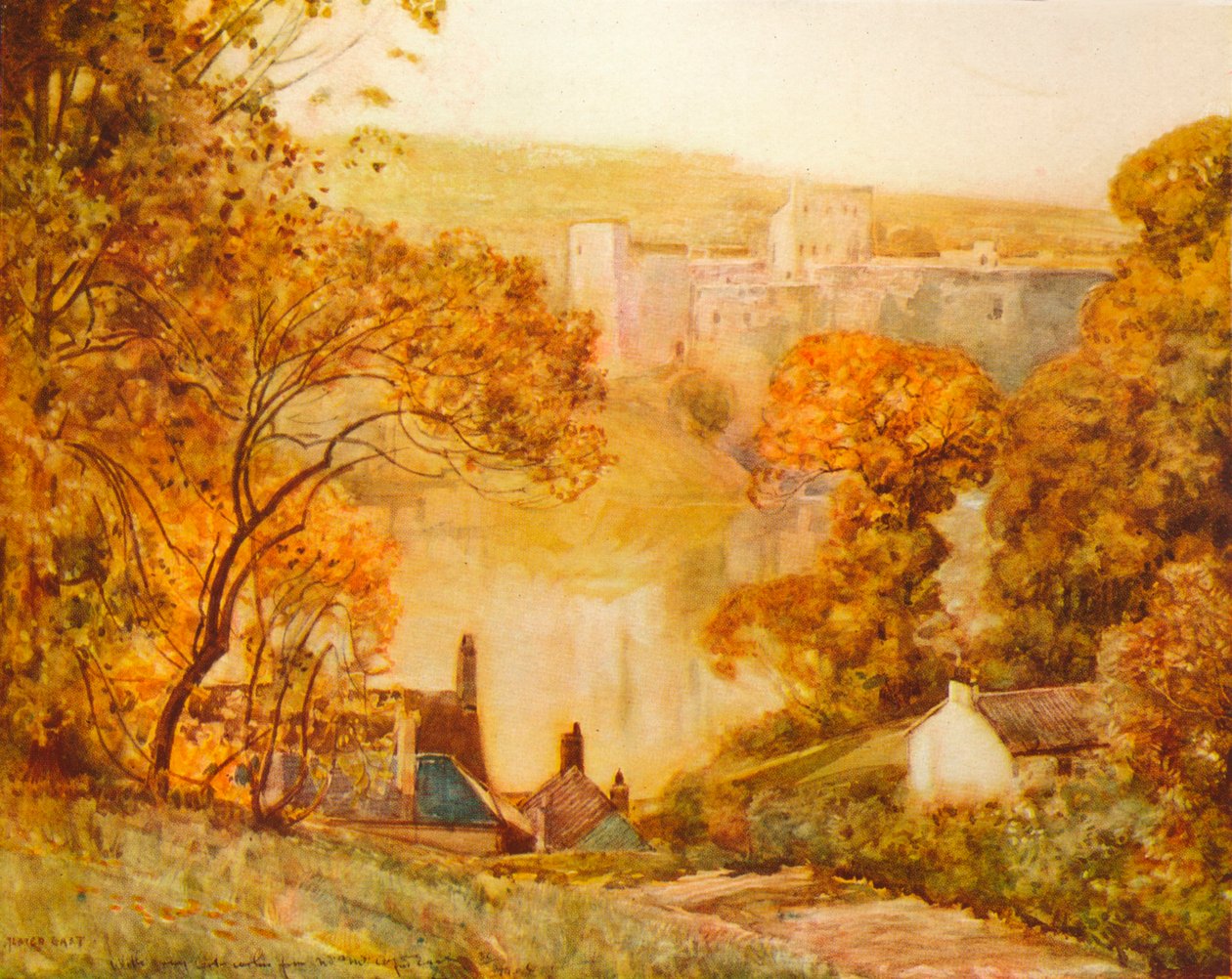 Chepstow Castle, On The Wye, c1910 by Alfred East