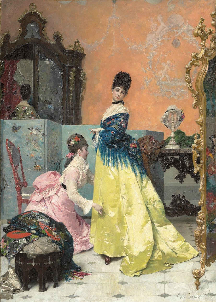 The Fitting by Alfred Emile Stevens