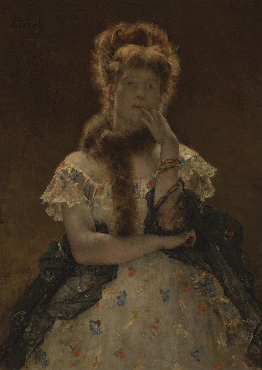 The Parisian Sphinx by Alfred Emile Stevens