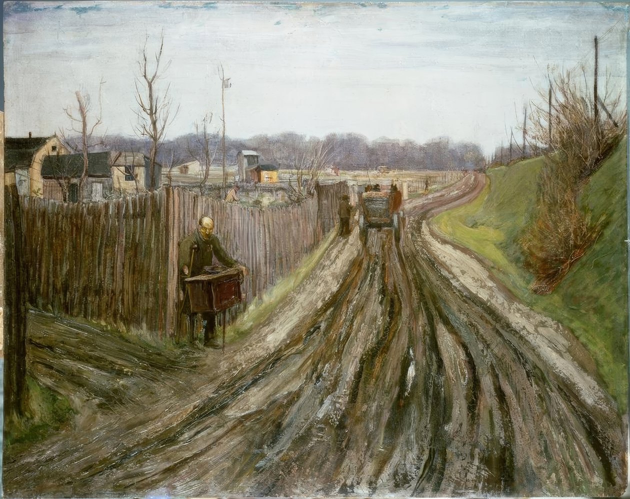 Organ Grinder by Alfred Frank