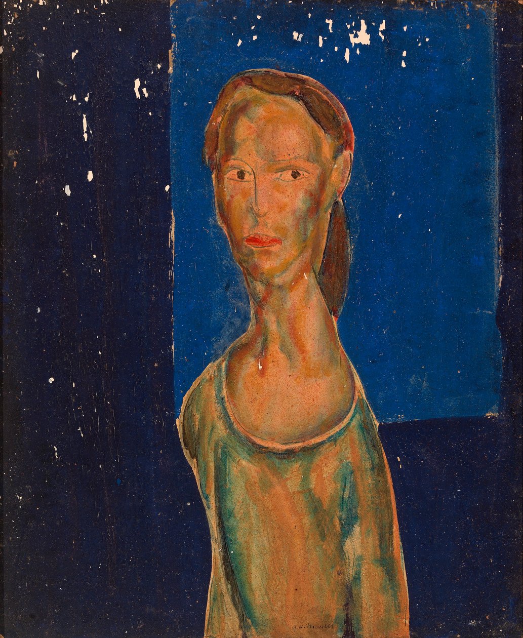 Portrait of a Woman by Alfred H. Maurer