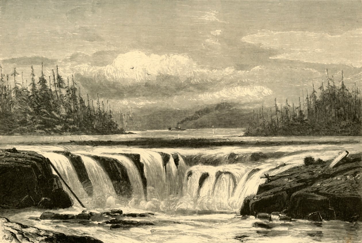 Falls of the Willamette by Alfred Harral