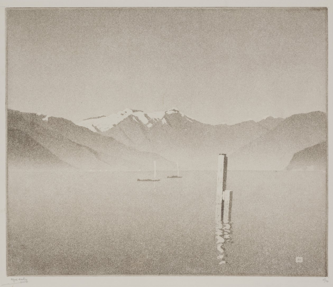 Lake Como by Alfred Hartley