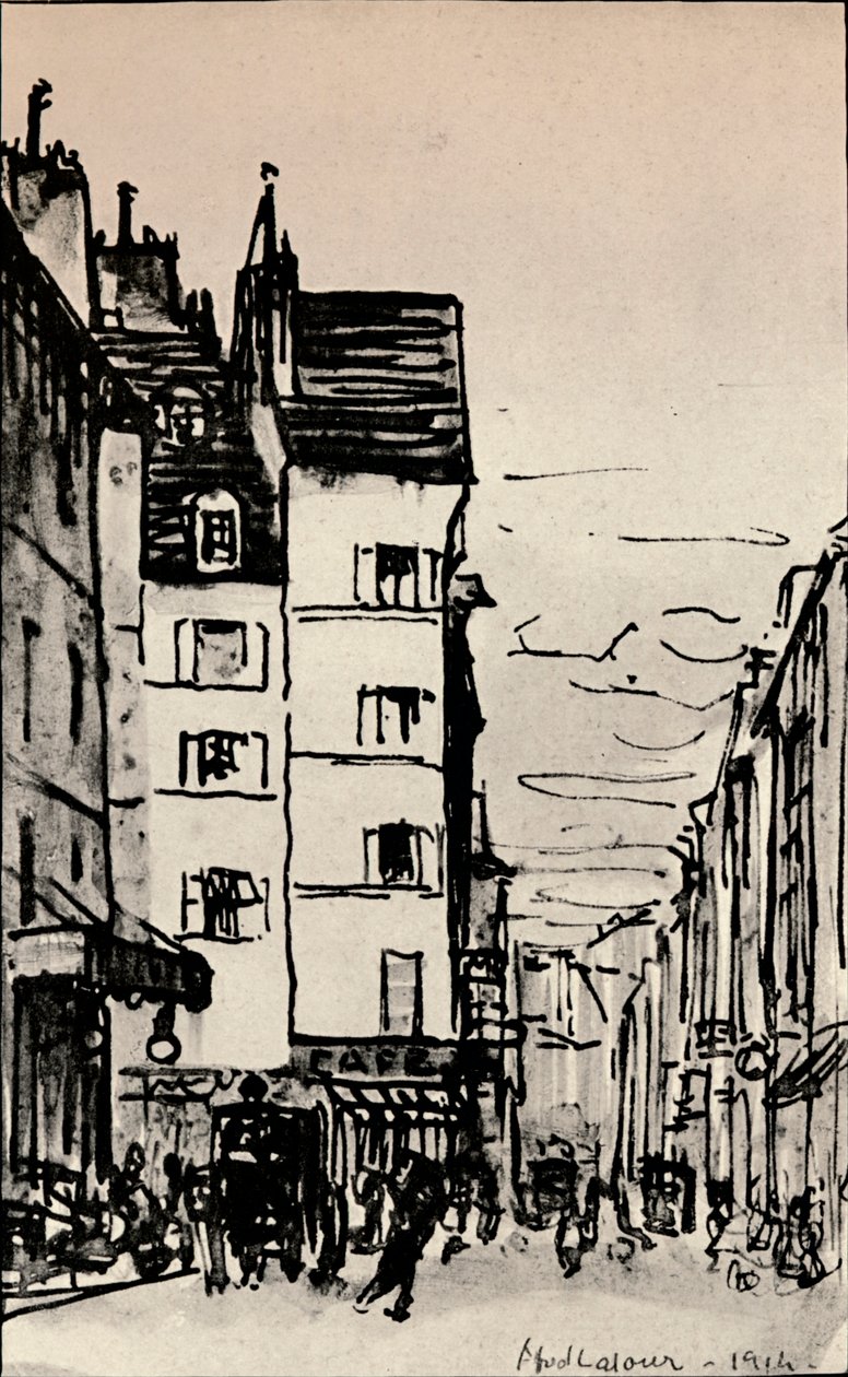 Rue de Seine by Alfred Latour