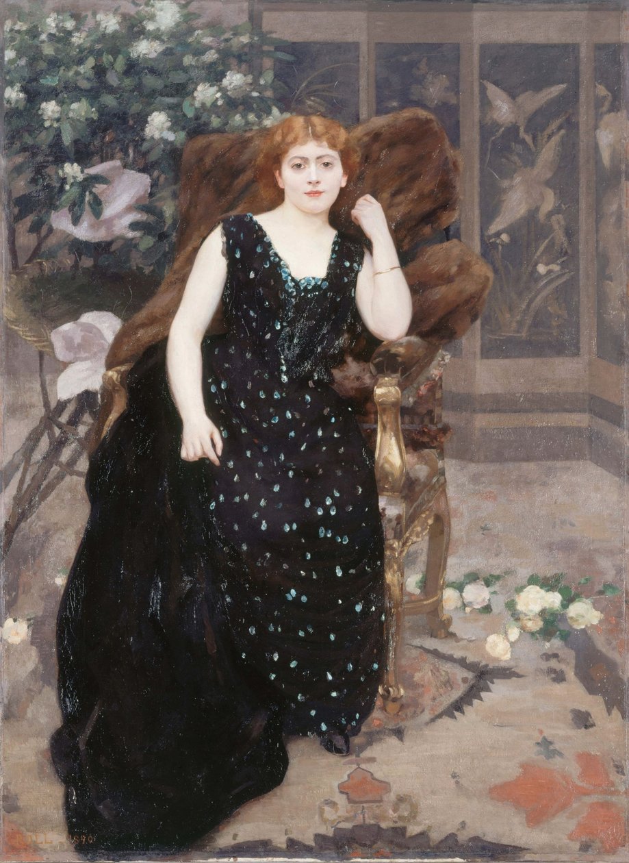 Portrait of Jane Hading by Alfred Roll