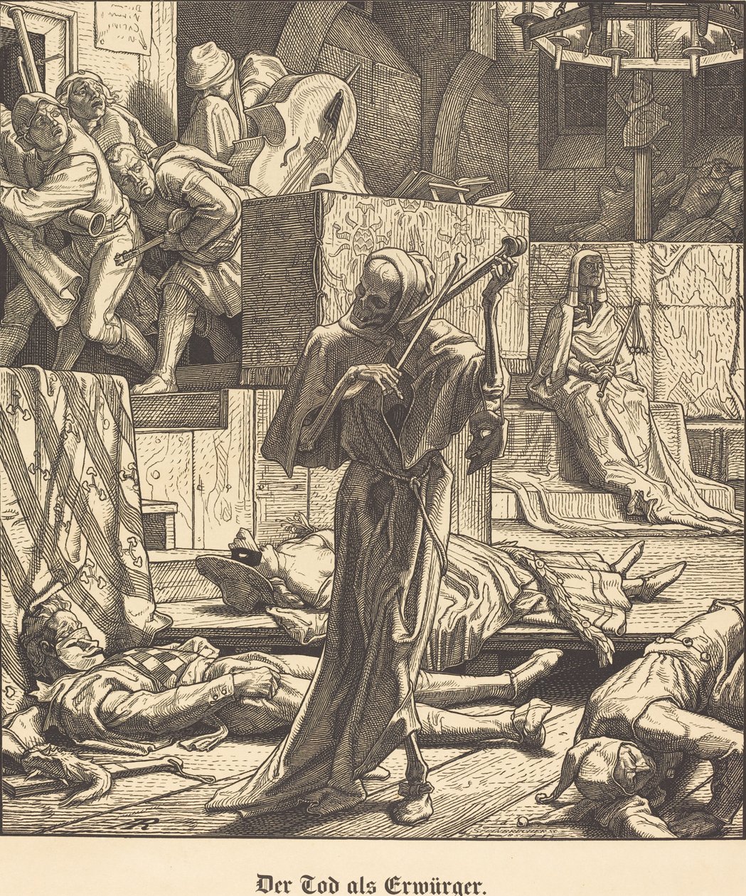 Death as Strangler by Alfred Rethel