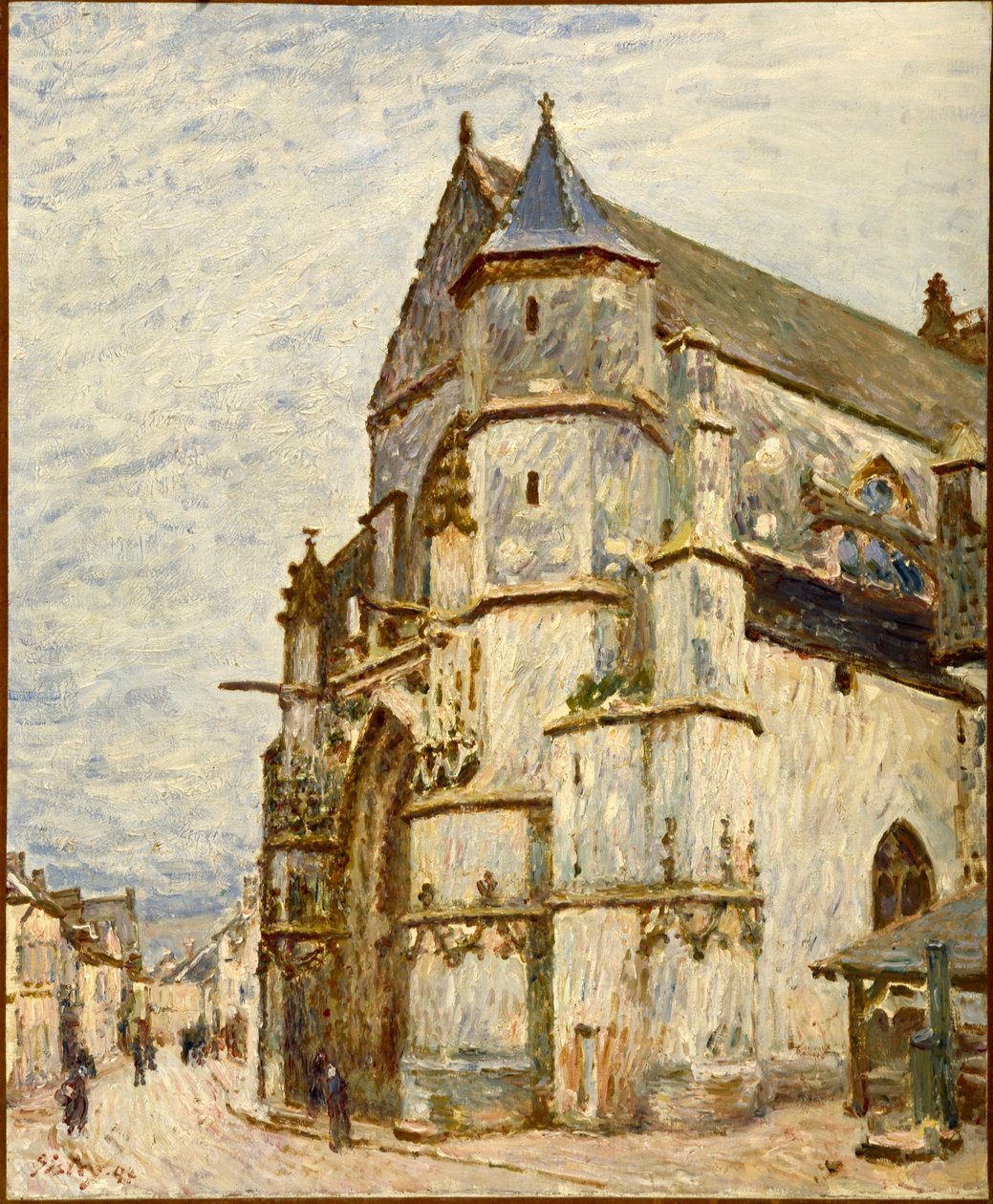 Church at Moret after the Rain by Alfred Sisley