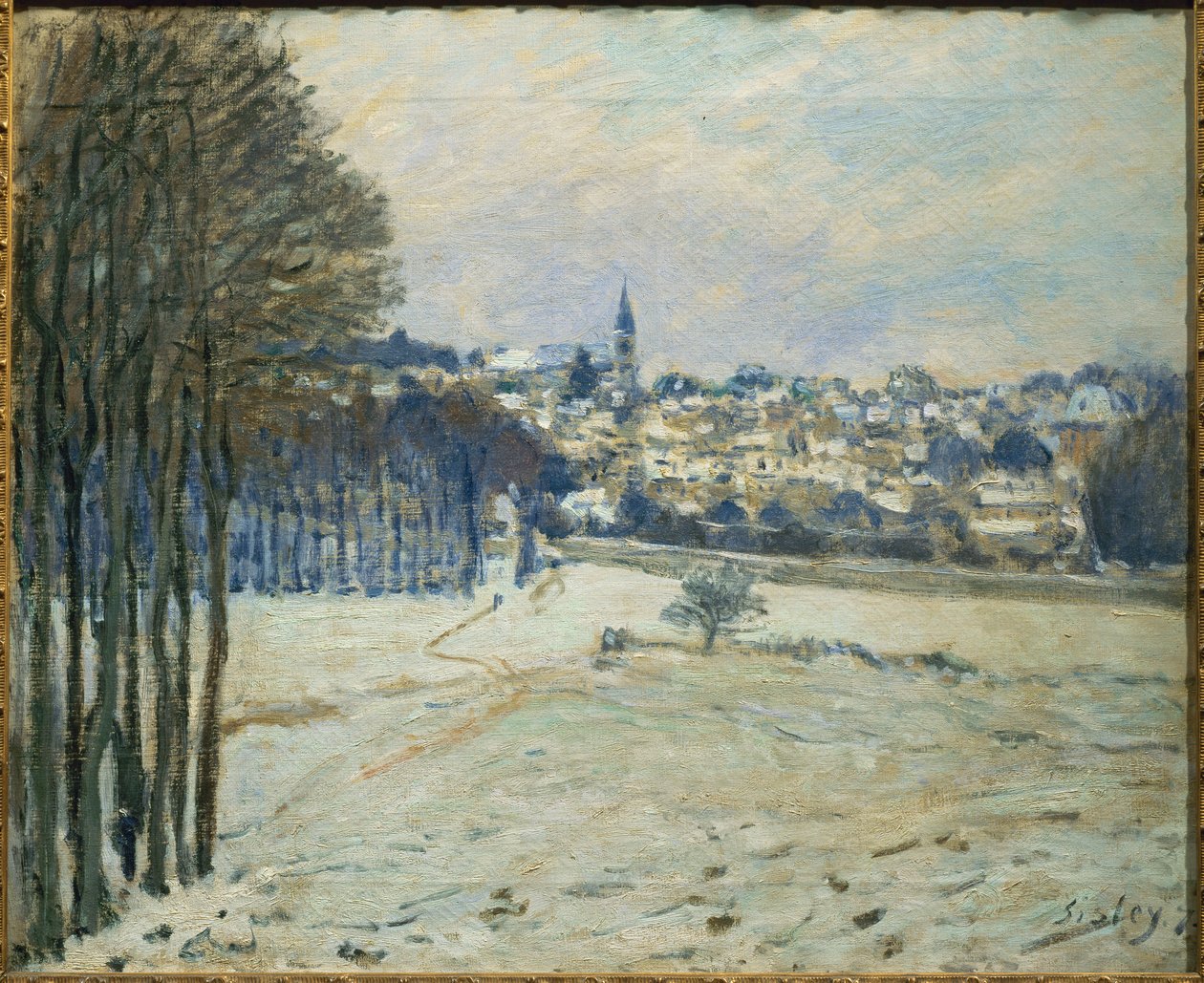 Snow in Marly-le-Roi by Alfred Sisley