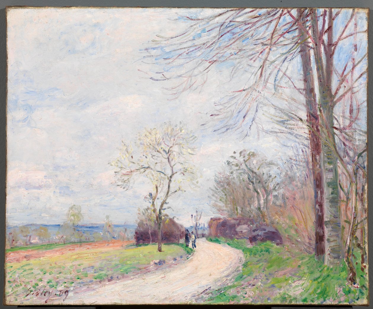 The Path of the Buttes (in Spring) by Alfred Sisley