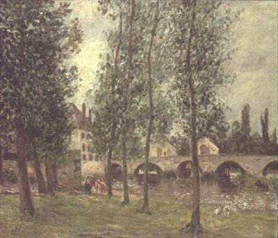 The Bridge at Moret by Alfred Sisley