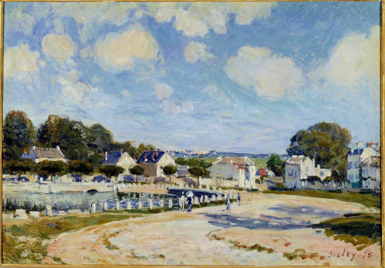 The Watering Place at Marly-le-Roi by Alfred Sisley
