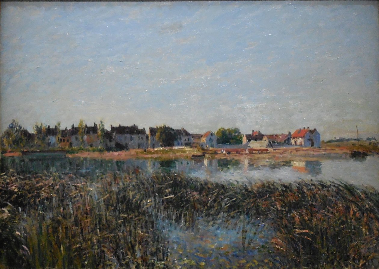 View of Saint-Mammès by Alfred Sisley