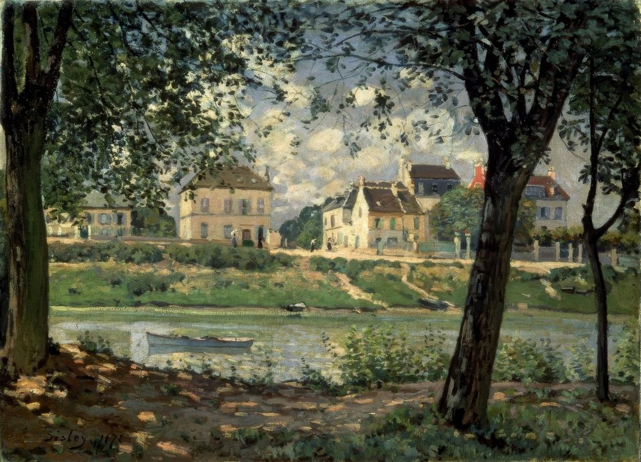 Villeneuve-la-Garenne by Alfred Sisley
