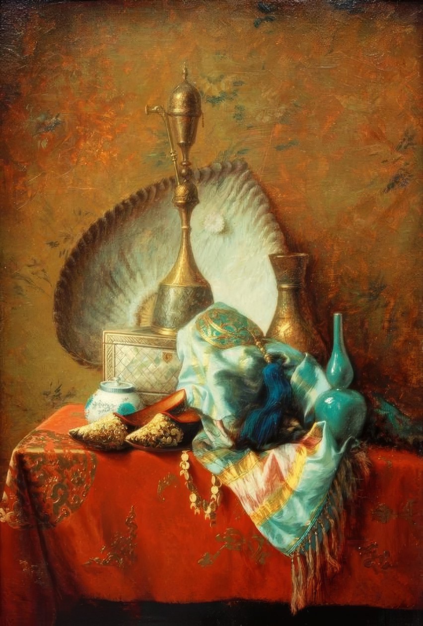 Still Life by Alfred Emile Stevens