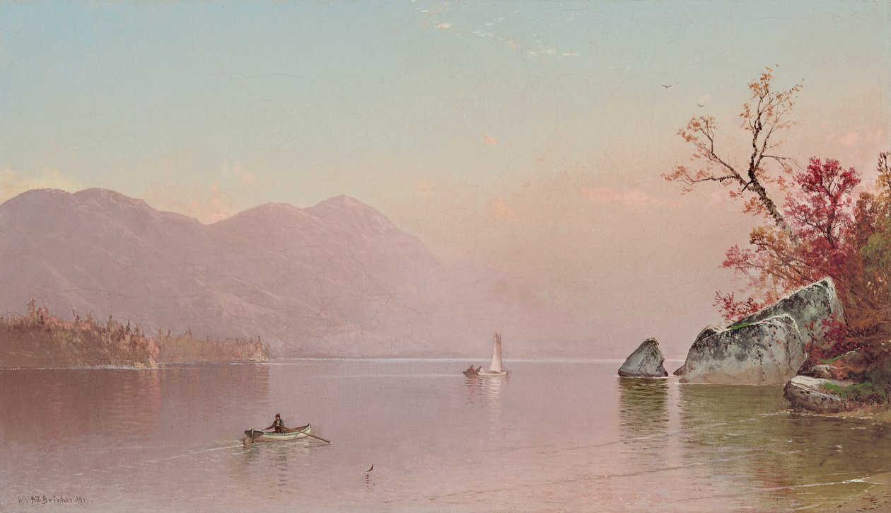 Autumn Mist, Lake George by Alfred Thompson Bricher