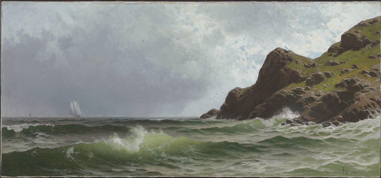 Sailing Off The Coast by Alfred Thompson Bricher