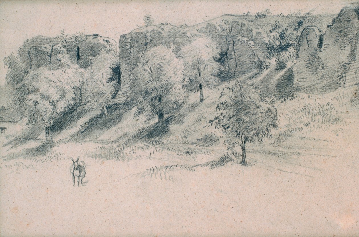 Landscape by Alfred Victor de Vigny