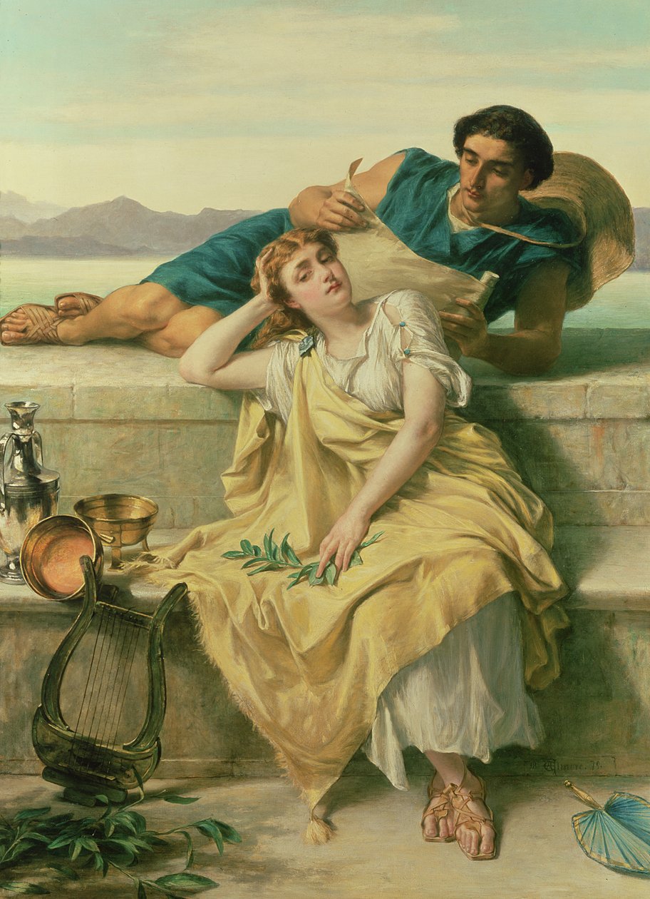 A Greek Ode by Alfred W. Elmore