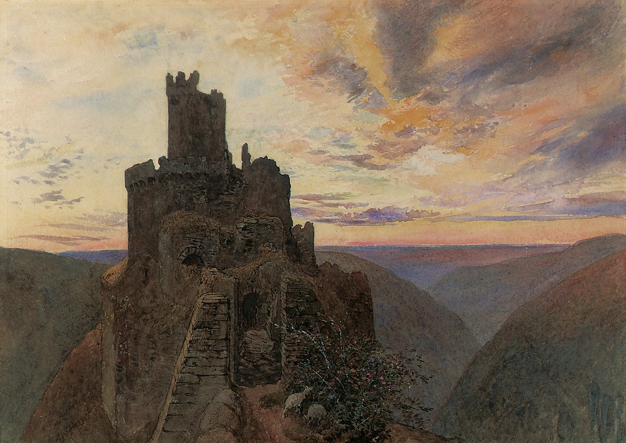 Ehrenburg on the Mosel by Alfred William Hunt