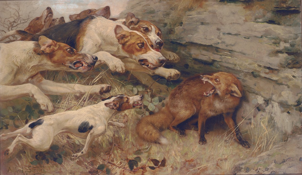 Do Your Worst by Alfred William Strutt