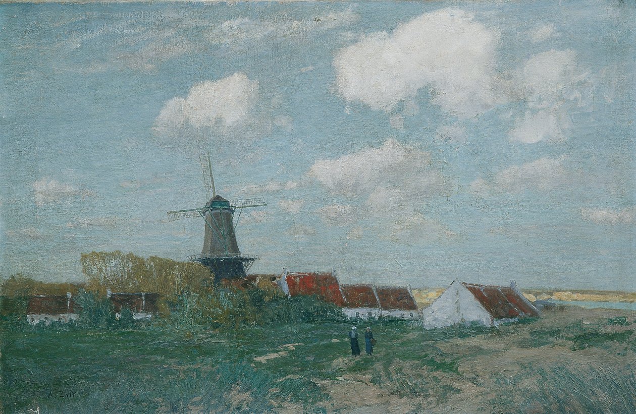 Village on the Dune by Alfred Zoff