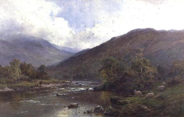The Dee Near Balmoral by Alfred de Breanski