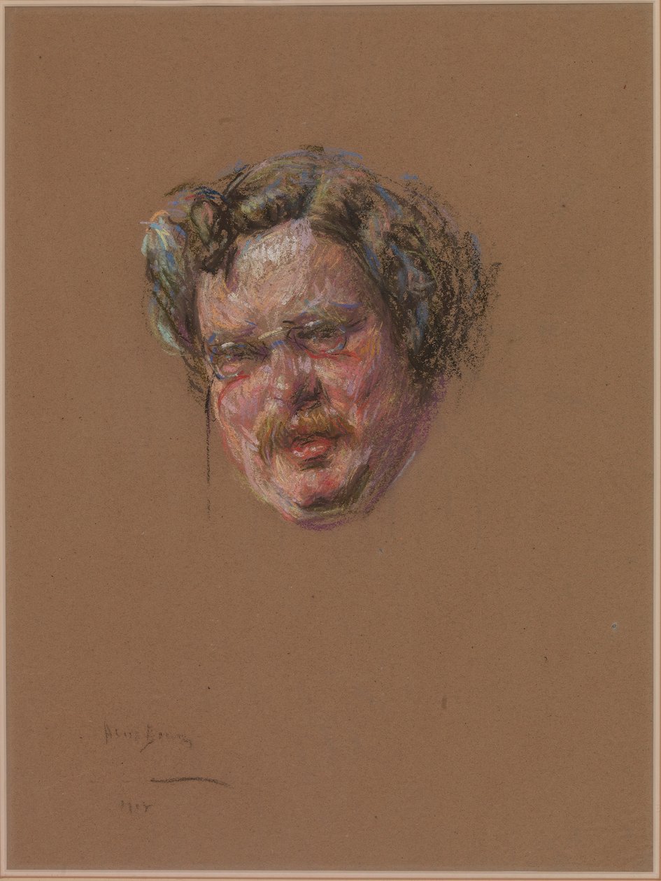 Gilbert K. Chesterton by Alice Pike Barney